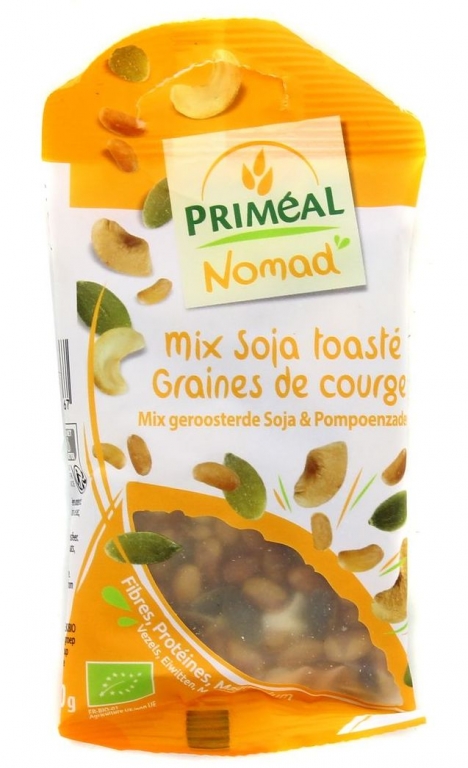 Mix soia prajita seminte dovleac eco 40g - PRIMEAL