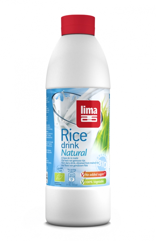 Lapte orez simplu natural bio 1L - LIMA