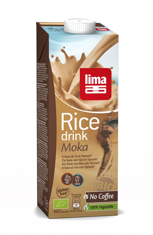 Lapte orez moka fara cafeina bio 1L - LIMA