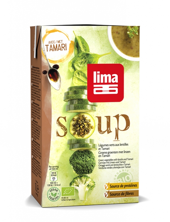 Supa legume verzi linte tamari eco 1L - LIMA