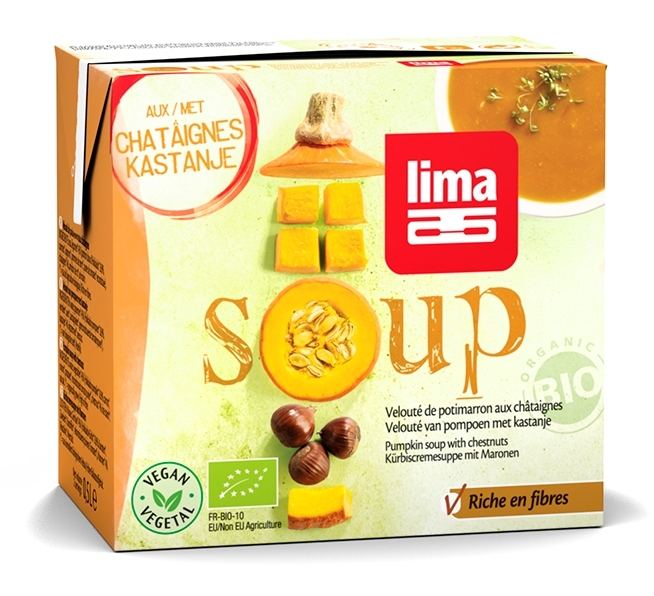Supa crema dovleac castane eco 500ml - LIMA