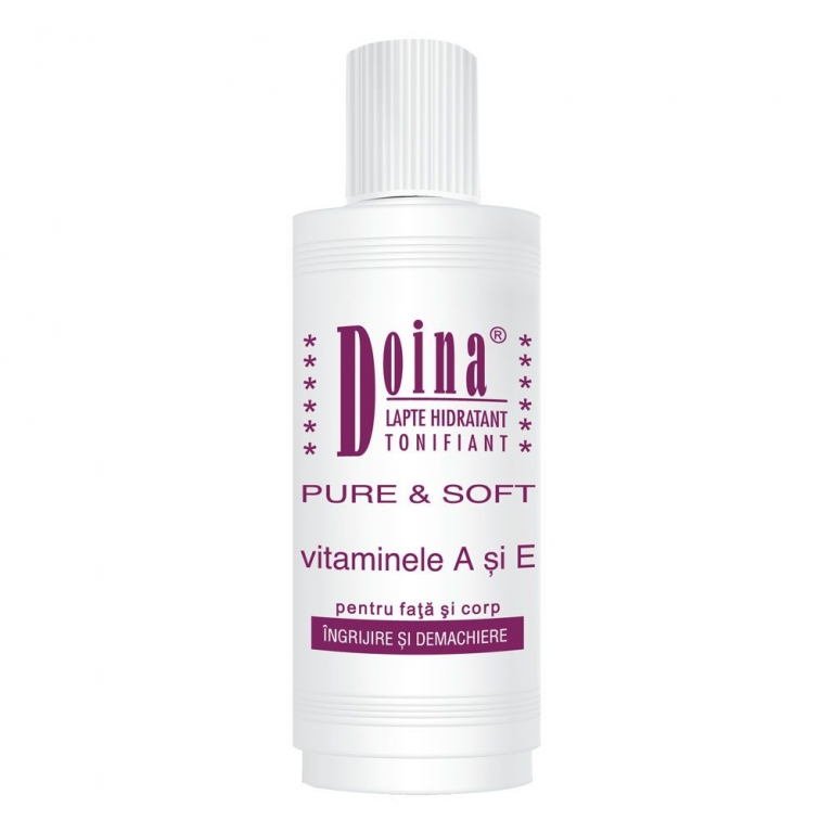 Lapte fata corp hidratant tonifiant Pure&Soft 200ml - DOINA