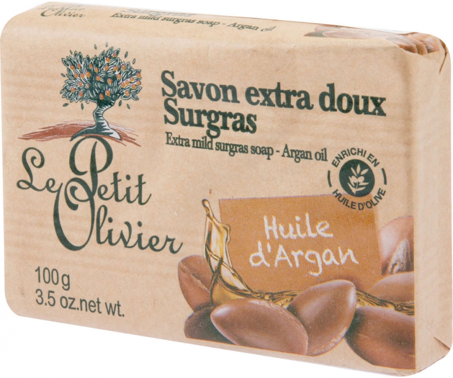 Sapun extra moale ulei argan 100g - LE PETIT OLIVIER