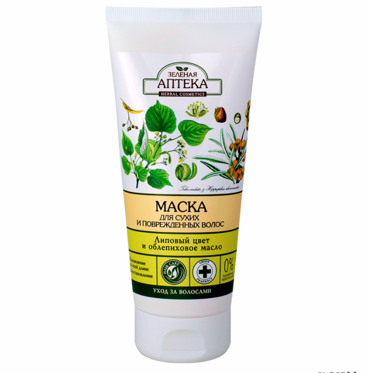 Masca par uscat deteriorat tei ulei catina 200ml - ZELENAYA APTEKA