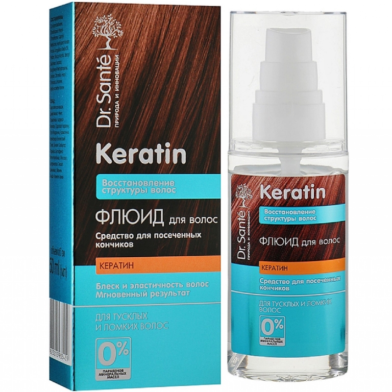 Ser par varfuri despicate cheratina arginina colagen 50ml - DR SANTE