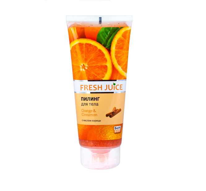 Exfoliant corporal portocale scortisoara 200ml - FRESH JUICE