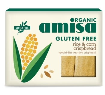 Painici crocante orez porumb fara gluten bio 120g - AMISA