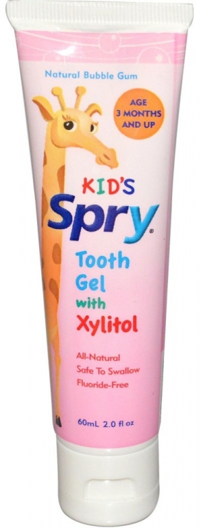 Gel gingii dinti xylitol copii bubble gum 60ml - SPRY