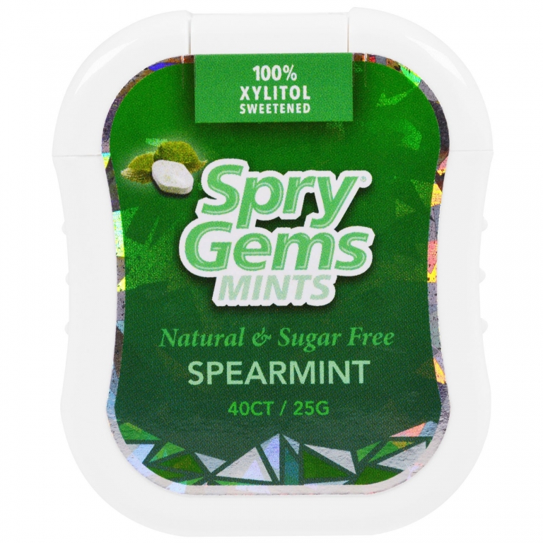 Guma mestecat mints xylitol spearmint 40b - SPRY