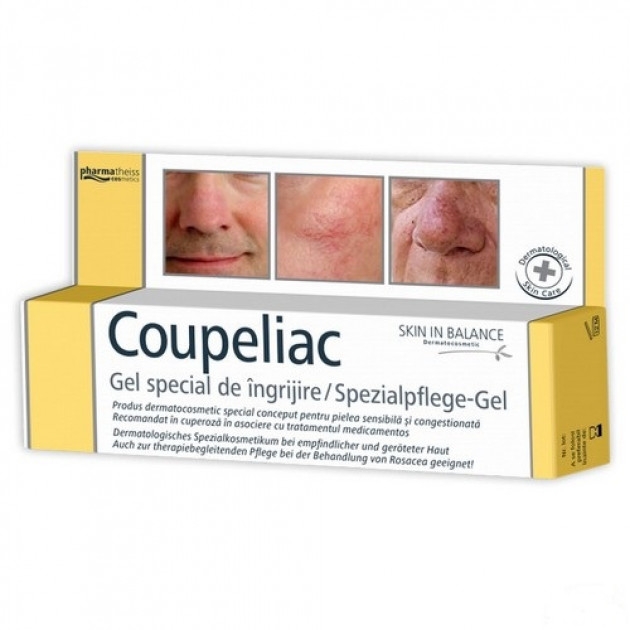 Gel special ten sensibil congestionant Coupeliac 20ml - DR THEISS