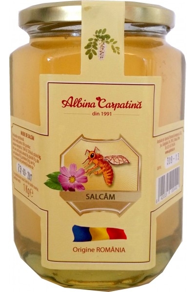 Miere salcam romaneasca 1kg - ALBINA CARPATINA