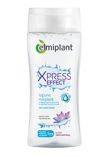 Lotiune micelara toate tipurile ten nufar XpressEffect spray 200ml - ELMIPLANT