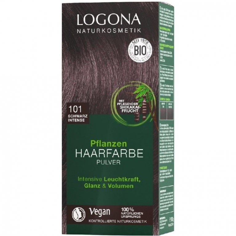 Vopsea par negru 101 100g - LOGONA