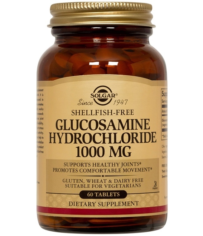 Glucosamine HydroChIoride 1000mg 60cp - SOLGAR