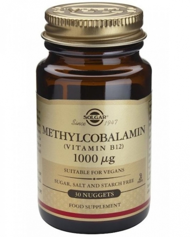 Vitamina B12 [metilcobalamina] 1000mcg sublingual 30cp - SOLGAR