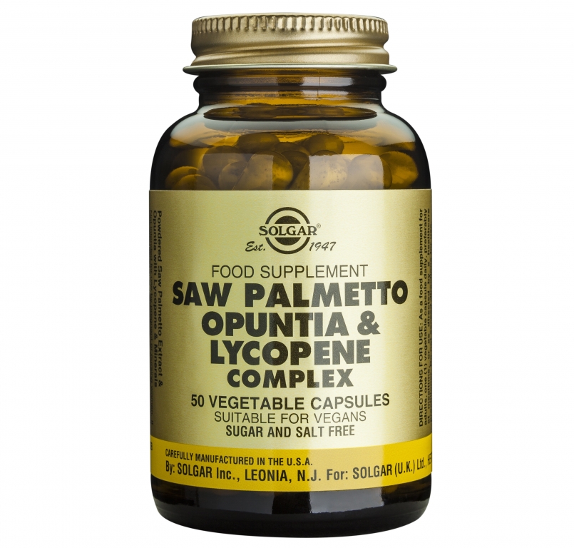Saw palmetto opuntia lycopene 50cps - SOLGAR
