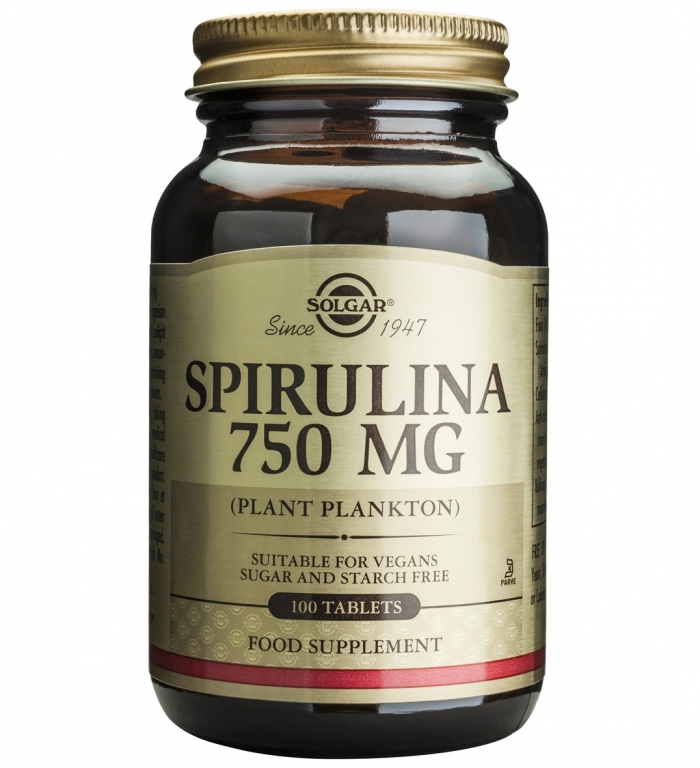 Spirulina 750mg 100cp - SOLGAR