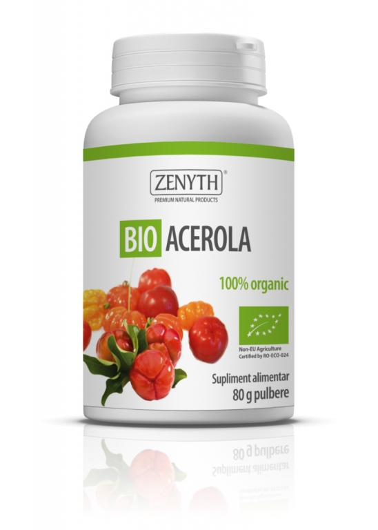 Pulbere acerola bio 80g - ZENYTH