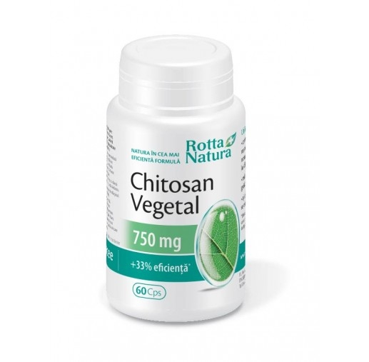 Chitosan vegetal 750mg 60cps - ROTTA NATURA