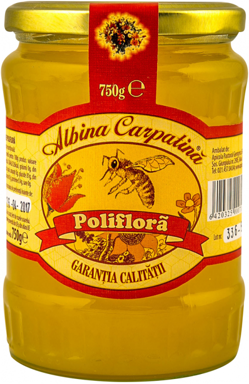 Miere poliflora 750g - ALBINA CARPATINA