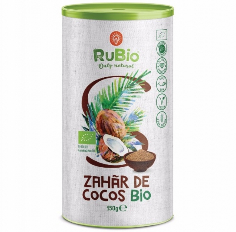 Zahar flori cocos bio 150g - RUBIO