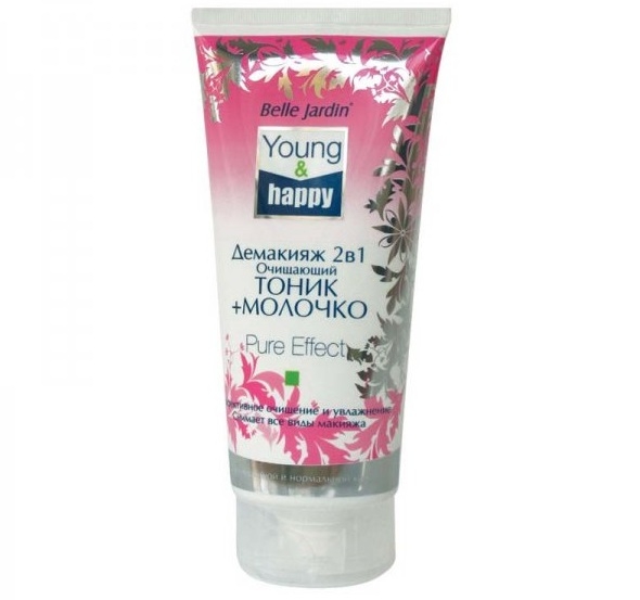 Demachiant 2in1 ten normal/mixt Young Happy 200ml - BELLE JARDIN