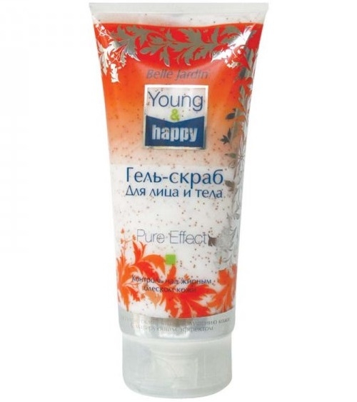 Scrub fata corp efect matifiant Young Happy 200ml - BELLE JARDIN