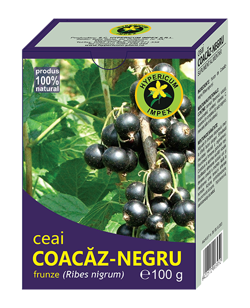 Ceai coacaz negru frunze 100g - HYPERICUM PLANT