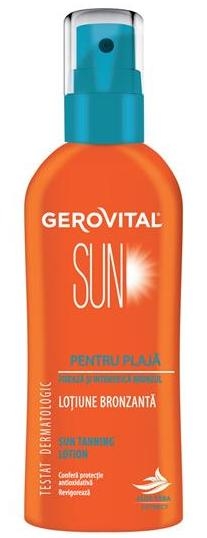 Lotiune bronzanta pt plaja spf0 150ml - GEROVITAL SUN