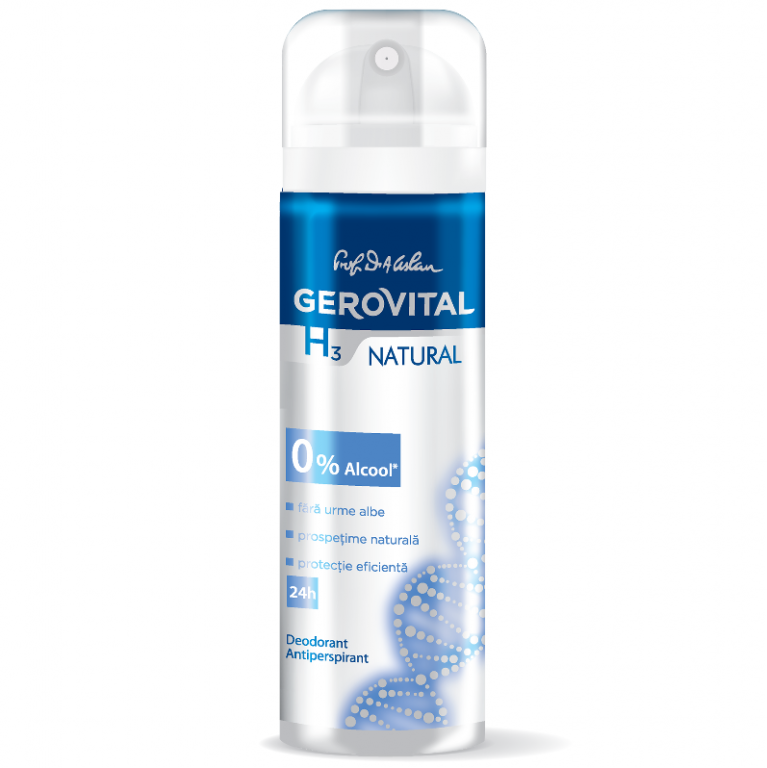 Deodorant spray antiperspirant Natural 150ml - GEROVITAL H3 CLASSIC