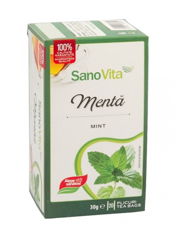 Ceai menta 20dz - SANOVITA
