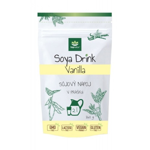 Lapte praf soia vanilie 160g - TOPNATUR