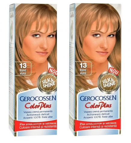 Pachet vopsea par nr13 blond aluna 2x50ml - GEROCOSSEN