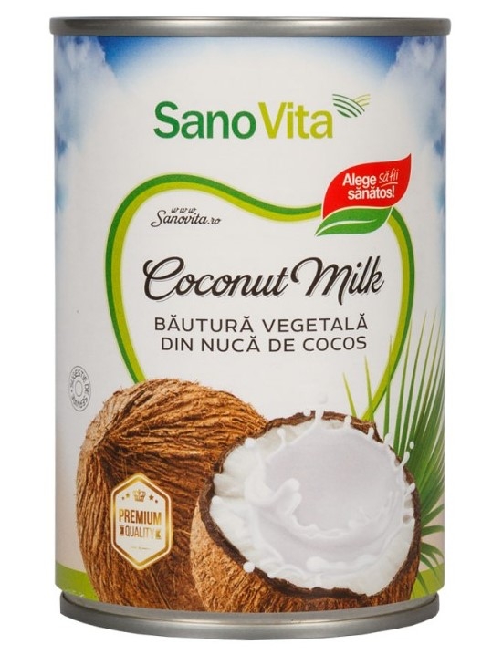 Lapte cocos 400ml - SANOVITA