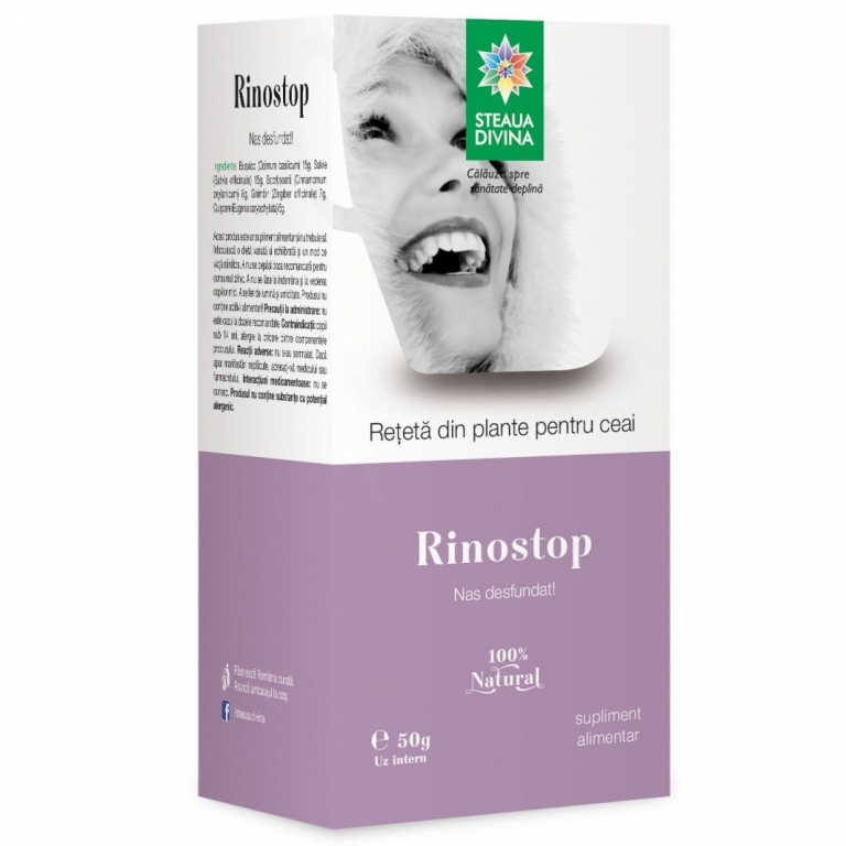 Ceai Rinostop 50g - Santo Raphael