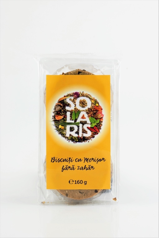 Biscuiti merisor fara zahar 160g - SOLARIS