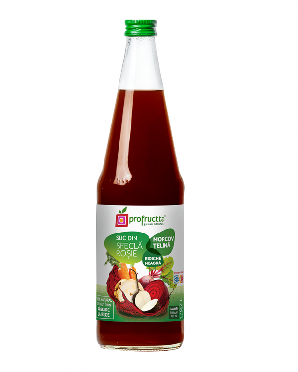 Suc morcov sfecla rosie ridiche neagra telina 700ml - PROFRUCTTA