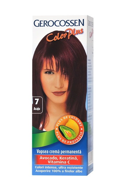 Vopsea par nr7 acaju 50ml - GEROCOSSEN