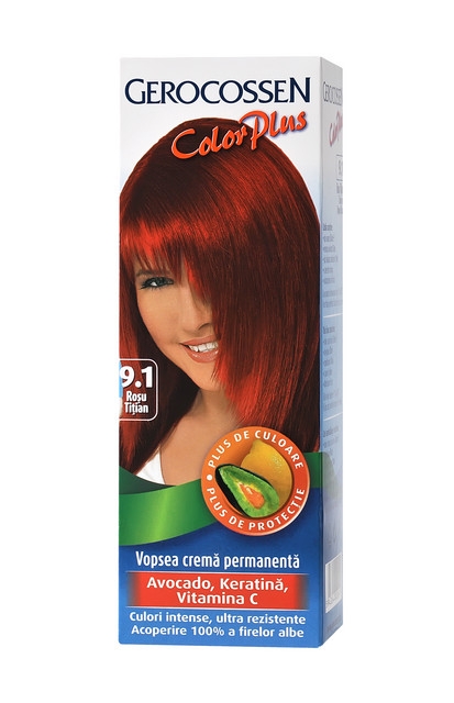Vopsea par nr9.1 rosu titan 50ml - GEROCOSSEN