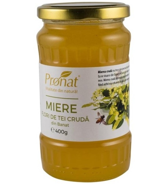 Miere tei cruda 400g - PRONAT