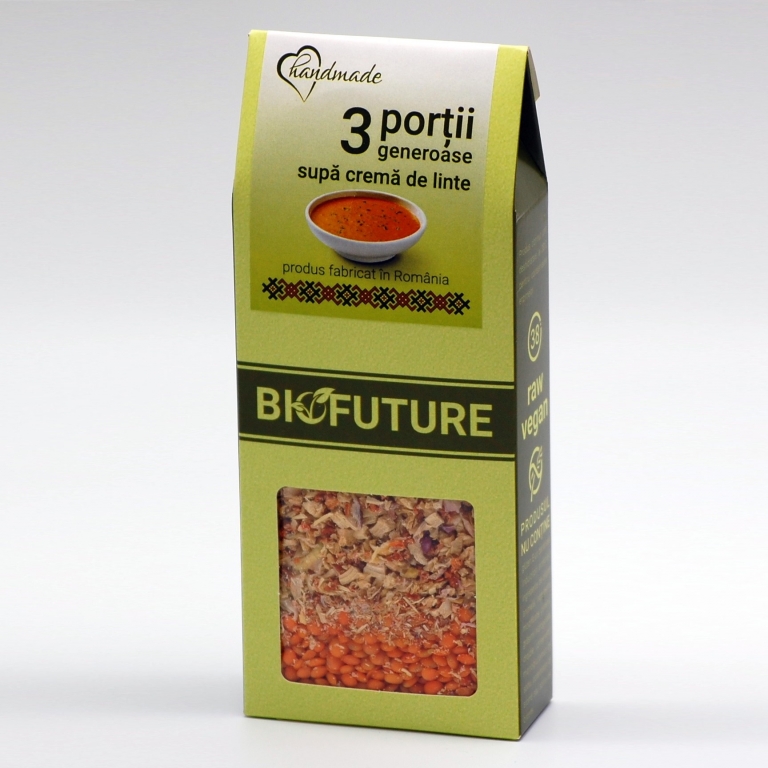 Supa crema linte 3_4 portii 90g - BIOFUTURE