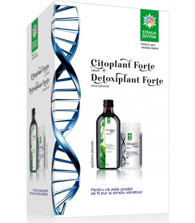 Kit Citoplant forte 270cp+Detoxiplant forte 500ml - SANTO RAPHAEL