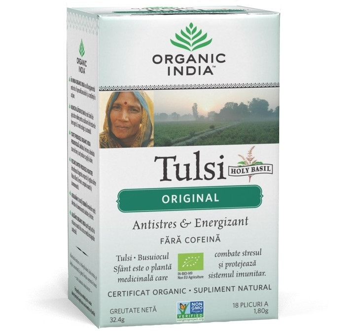 Ceai tulsi original 18dz - ORGANIC INDIA