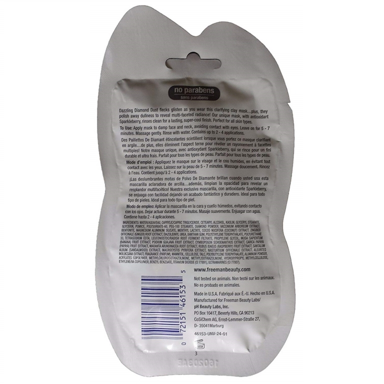 Masca gomaj pulbere diamant 15ml - FREEMAN