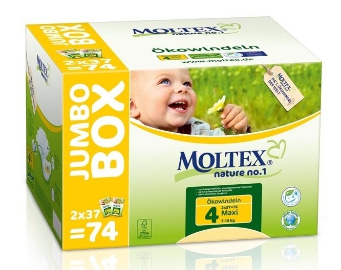 Scutece naturale nr4 maxi {7~18kg} 74b - MOLTEX