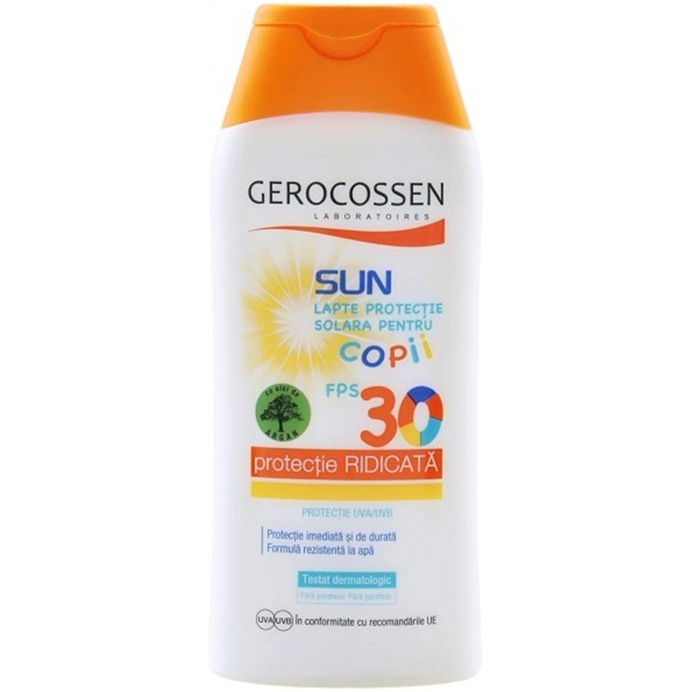 Lapte protectie solara copii spf30 Sun 200ml - GEROCOSSEN