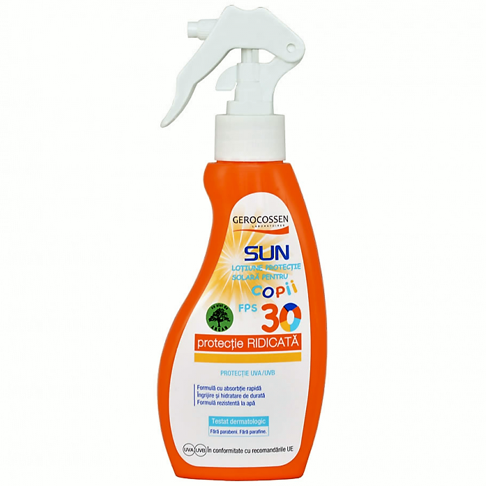 Lotiune protectie solara copii spf30 Sun 200ml - GEROCOSSEN