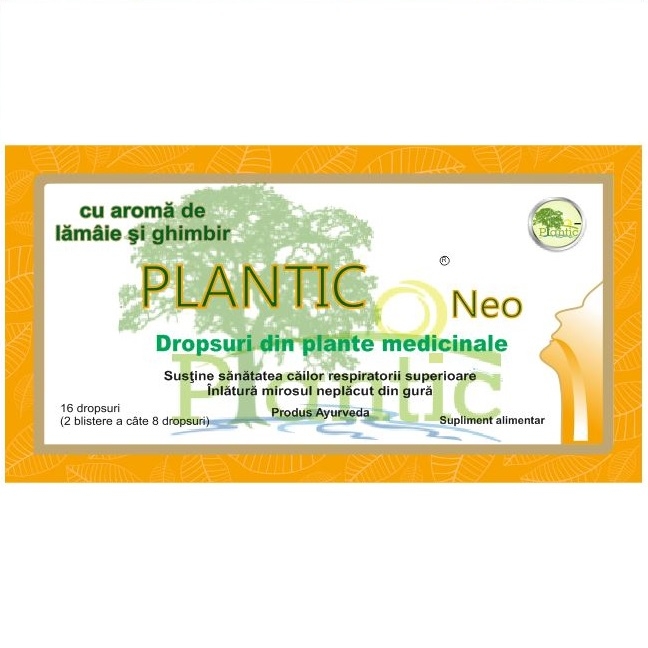 Dropsuri ayurvedice lamaie ghimbir Neo 16dps - PLANTIC