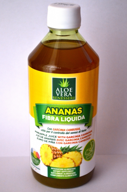 Suc ananas fibra lichida 500ml - BENESSERE