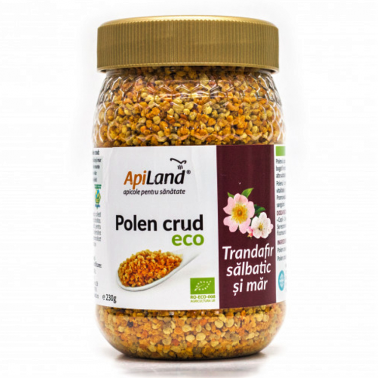 Polen crud trandafir salbatic mar eco 230g - APILAND